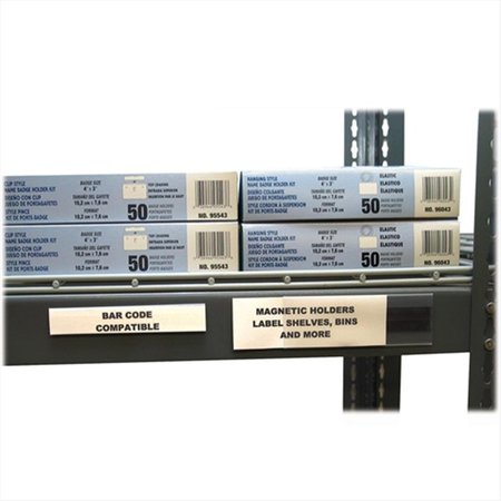 C-LINE PRODUCTS C-Line Products 87227BNDL2BX HOL-DEX Magnetic Shelf-Bin Label Holders  1  Inch Magnetic Label Holder  10-BX - Set of 2 BX 87227BNDL2BX